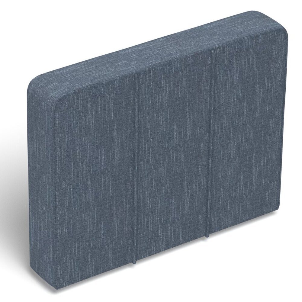 Lovesac Side Cover: Vintage Blue Rained Chenille